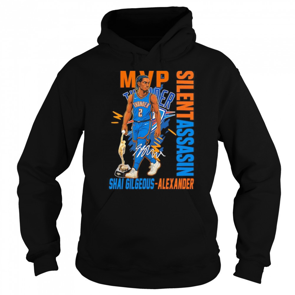 2025 MVP Shai Gilgeous-Alexander Silent Assassin shirt Sweatshirt
