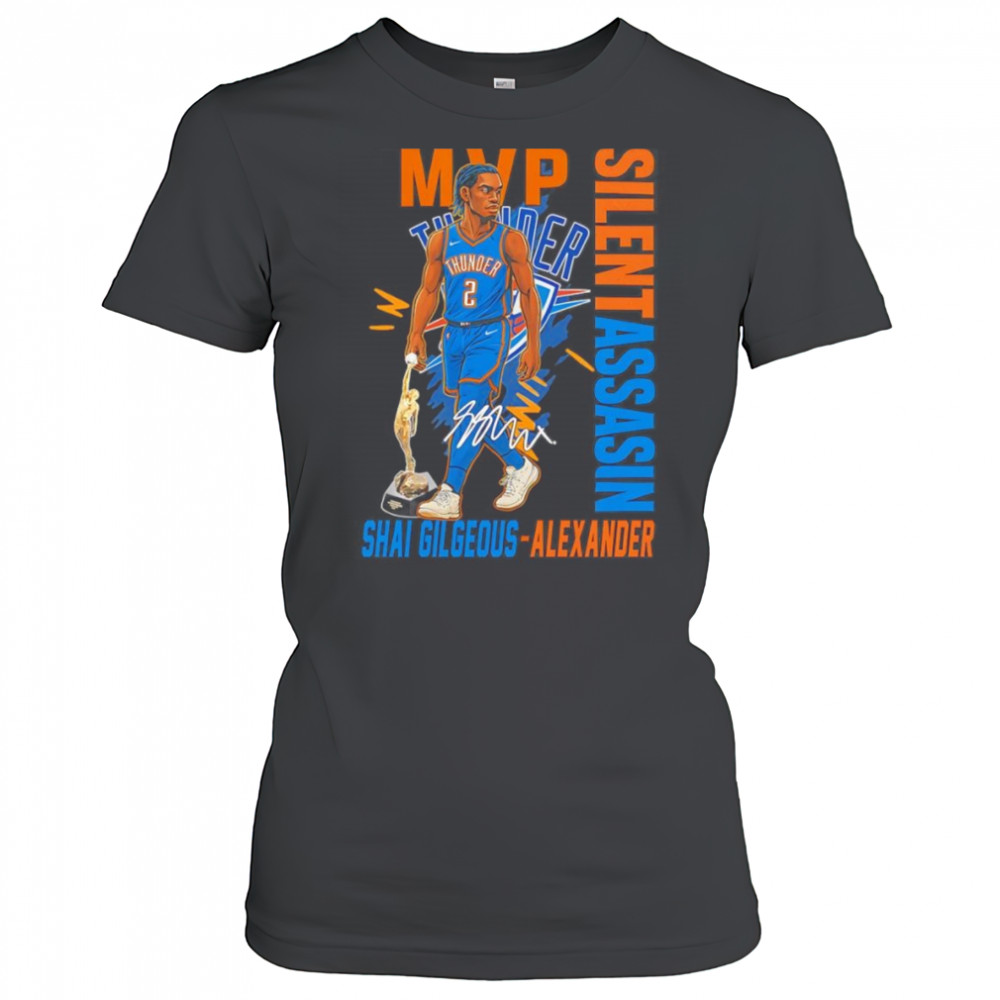 2025 MVP Shai Gilgeous-Alexander Silent Assassin shirt Women's T-shirt
