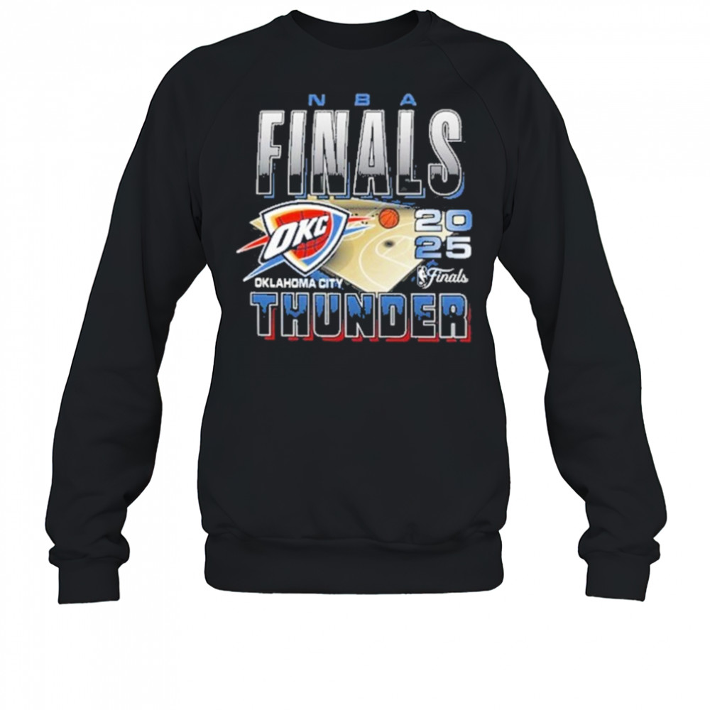 47 Oklahoma City Thunder BLACK 2025 Finals Participant Fashion T Shirt Sweatshirt