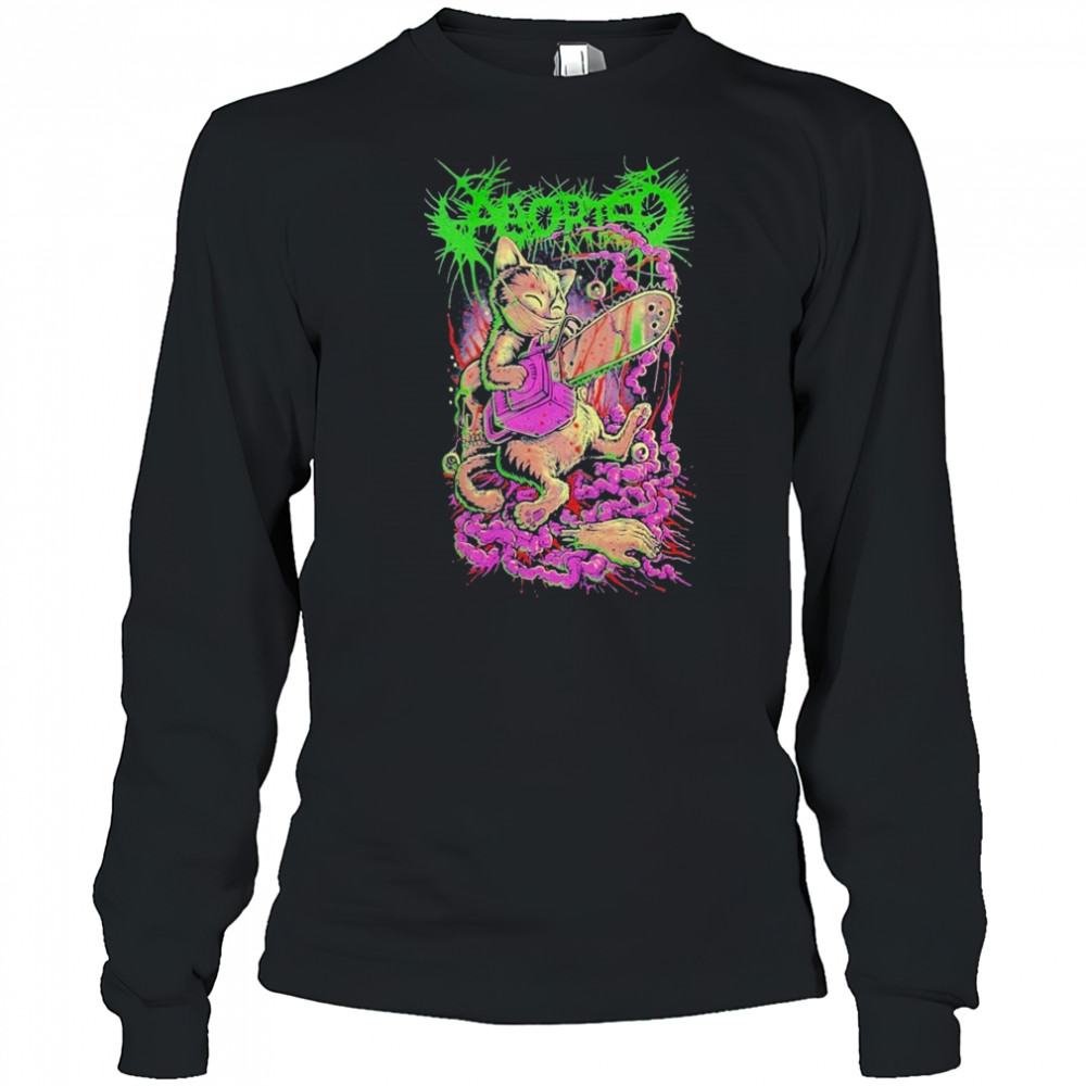 Aborted Catborted T-Shirt Long Sleeved
