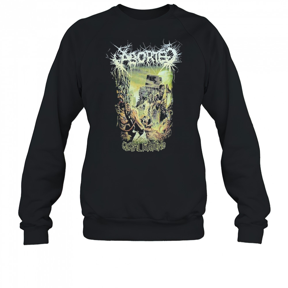 Aborted Global Flatline T-Shirt Sweatshirt