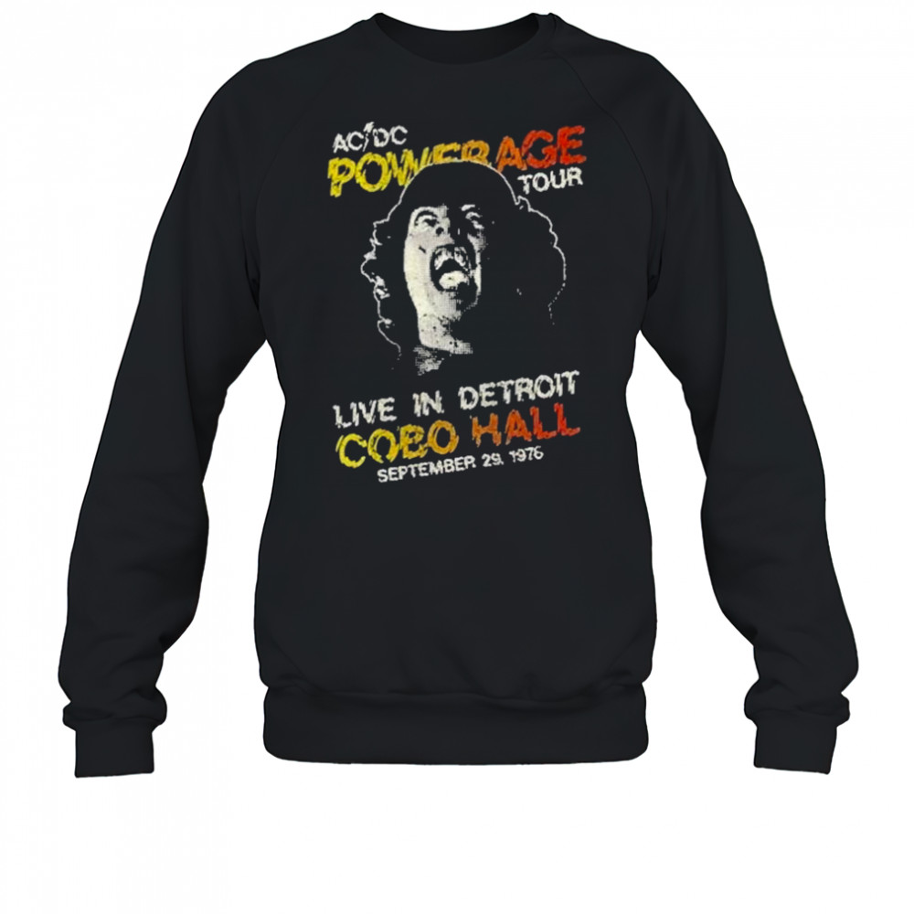 Ac Dc Powerage Tour Shirt Sweatshirt