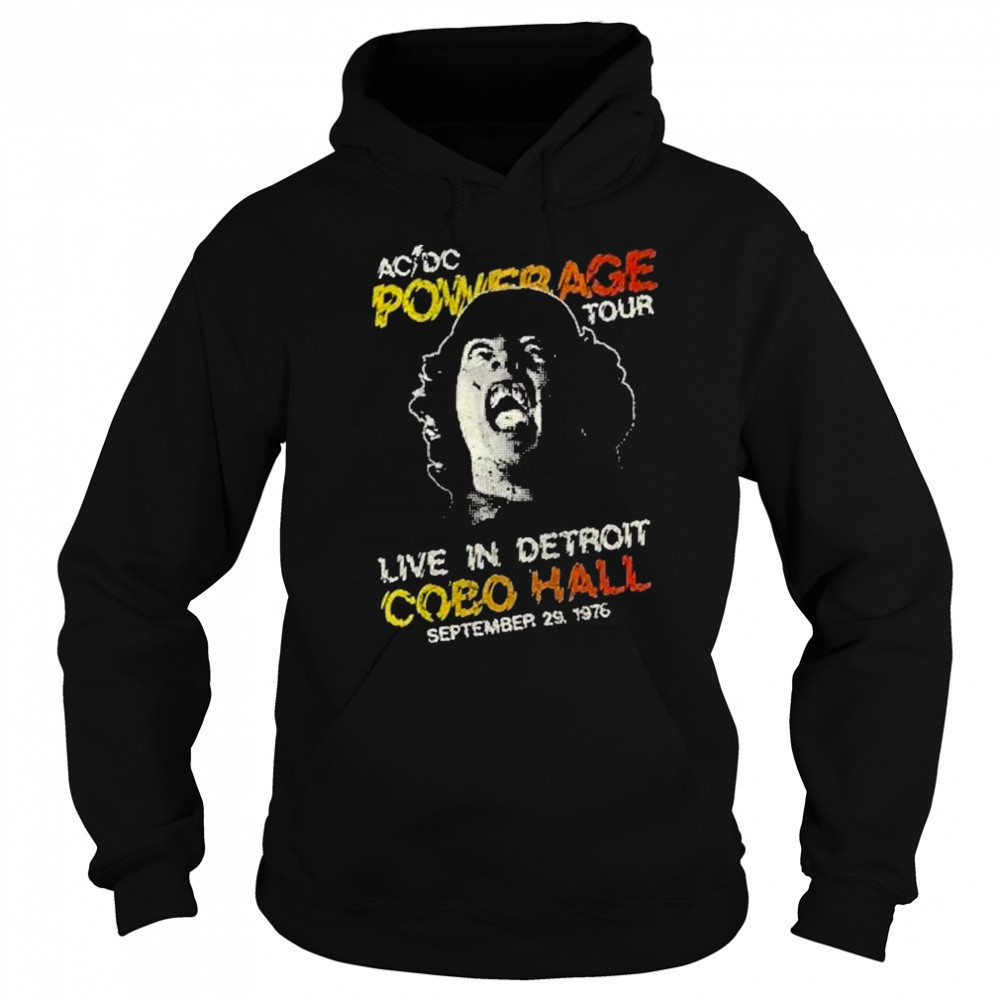 Ac Dc Powerage Tour Shirt Sweatshirt