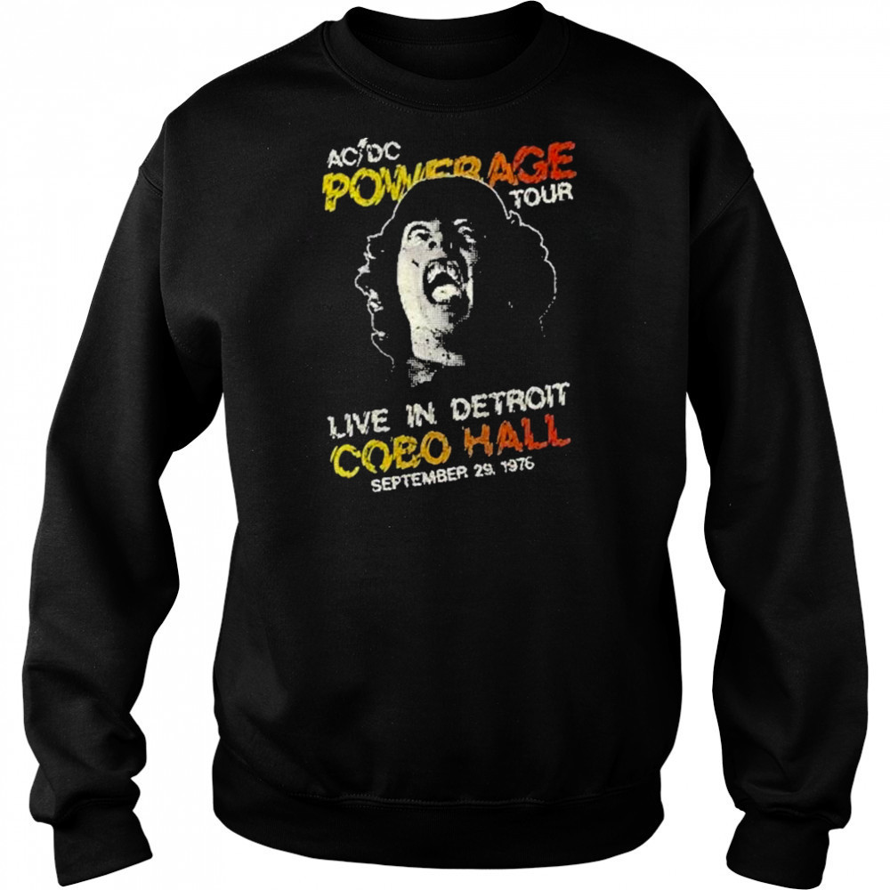 Ac Dc Powerage Tour Shirt Hoodie