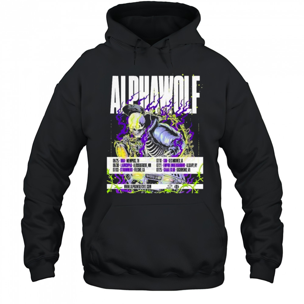 Alpha Wolf Summer Of Loud Festival Dates List 2025 shirt Hoodie