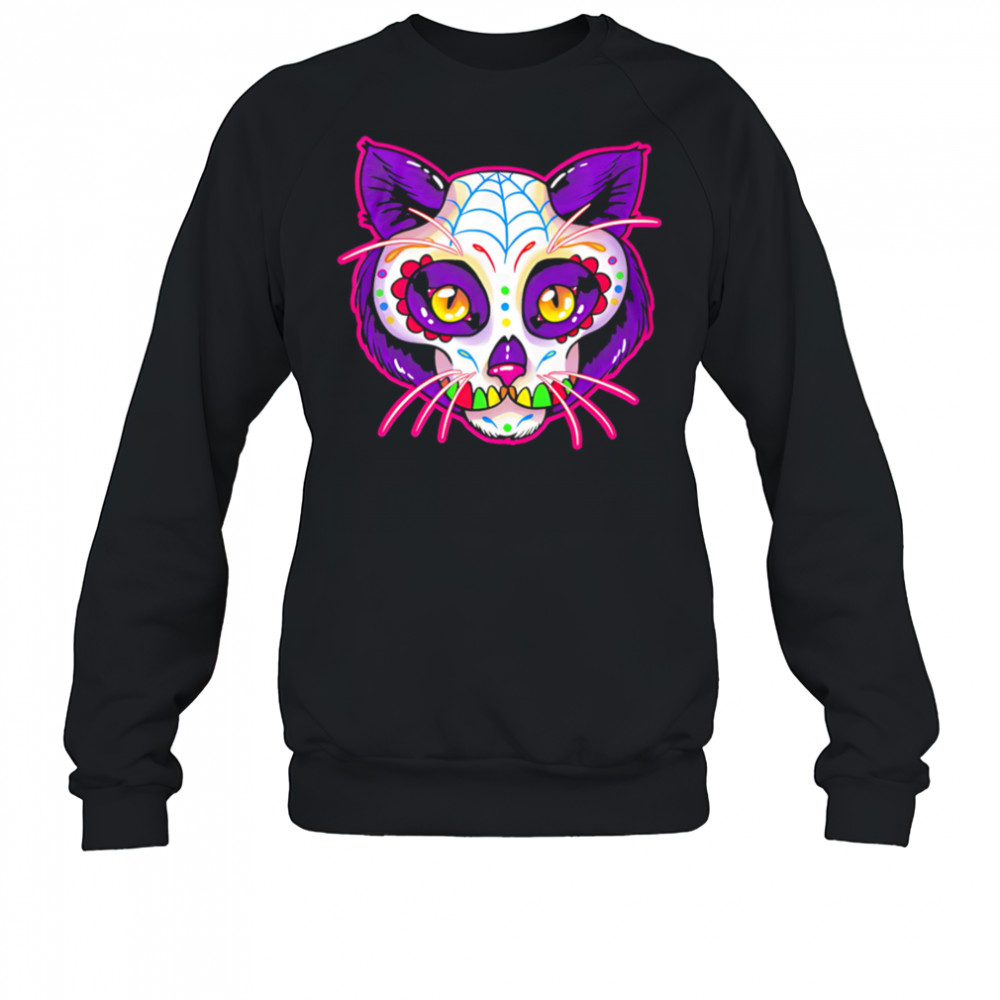 Big head Cat 3D color shirt Sweatshirt