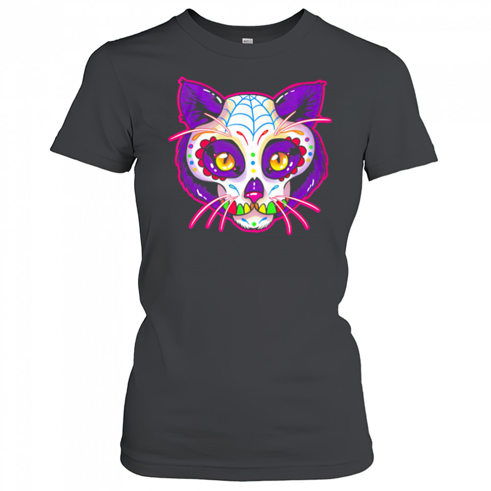 Big head Cat 3D color shirt Women's T-shirt