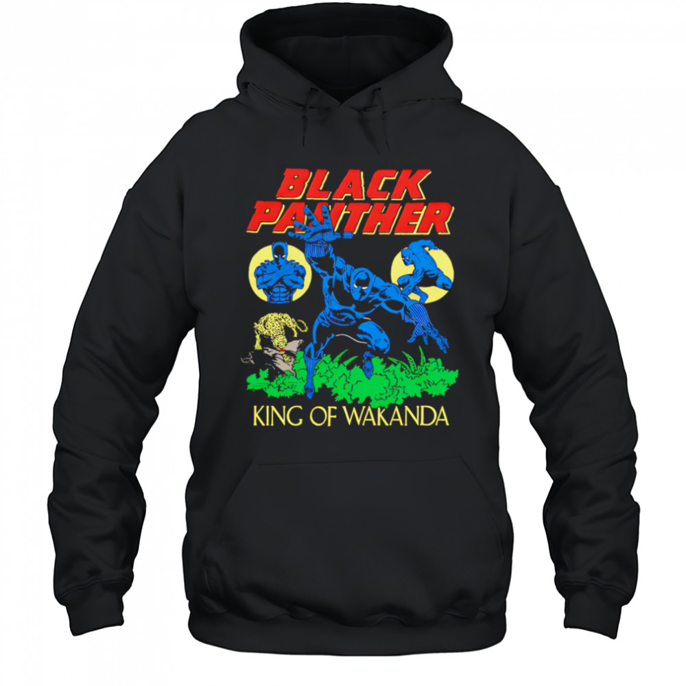 Black Panther The King Of Wakanda superhero shirt Hoodie