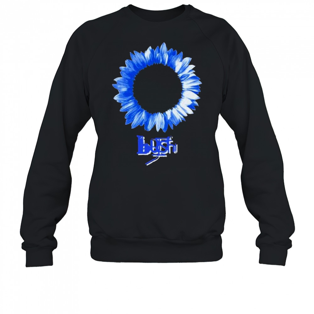 Bush Blue Sunflower T-shirt Sweatshirt