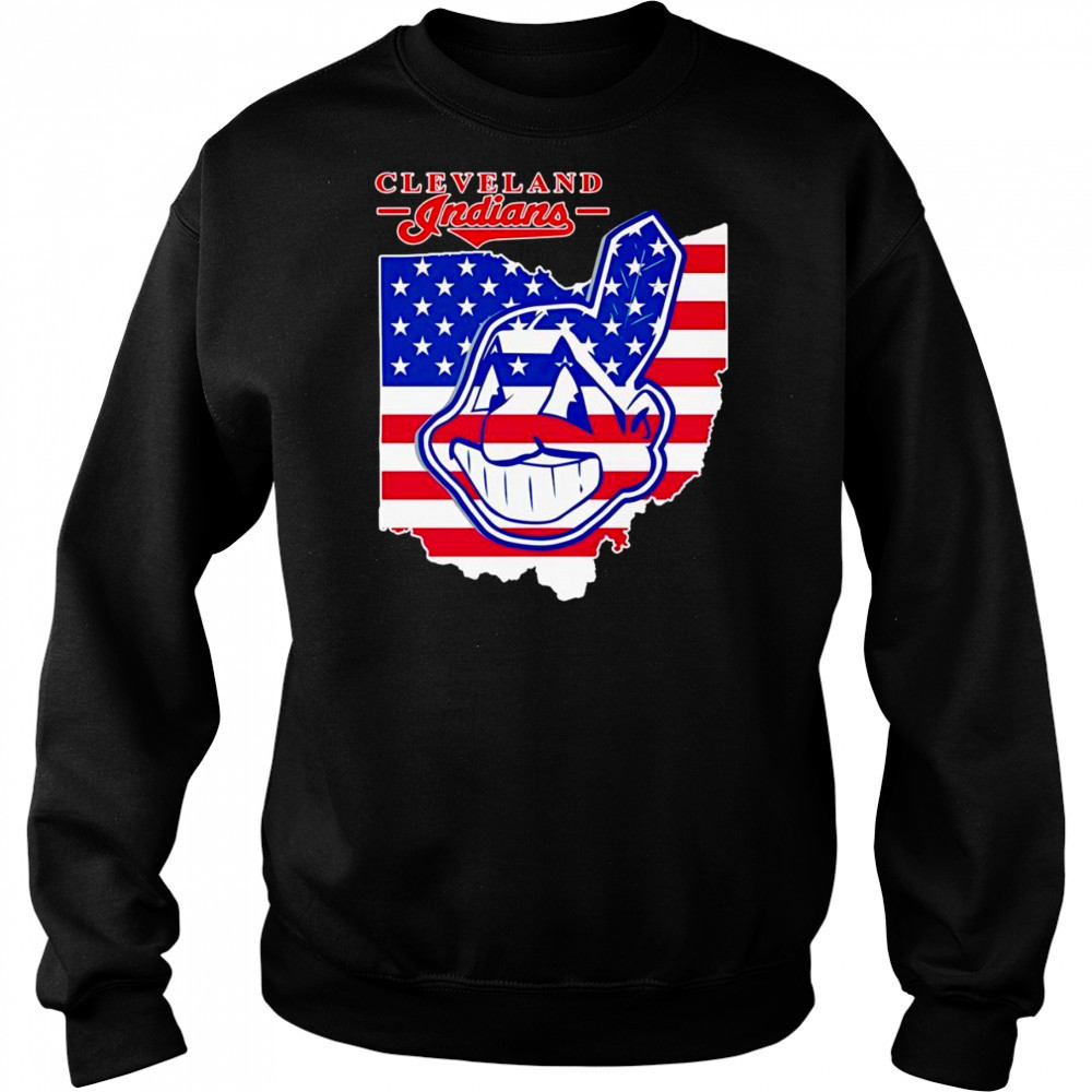 Cleveland Indians Map shirt Hoodie