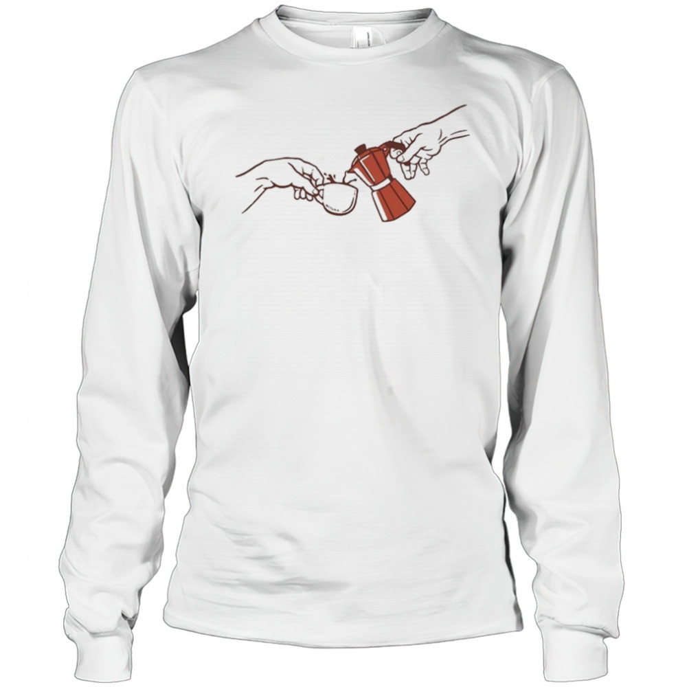 Coffee Wituka T-shirt. Long Sleeved