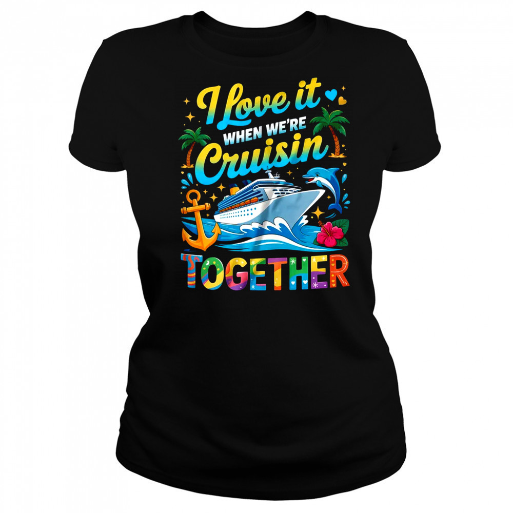Cruise Squad 2025 Crusin Summer Vacation Matching Family shirt Women's T-shirt