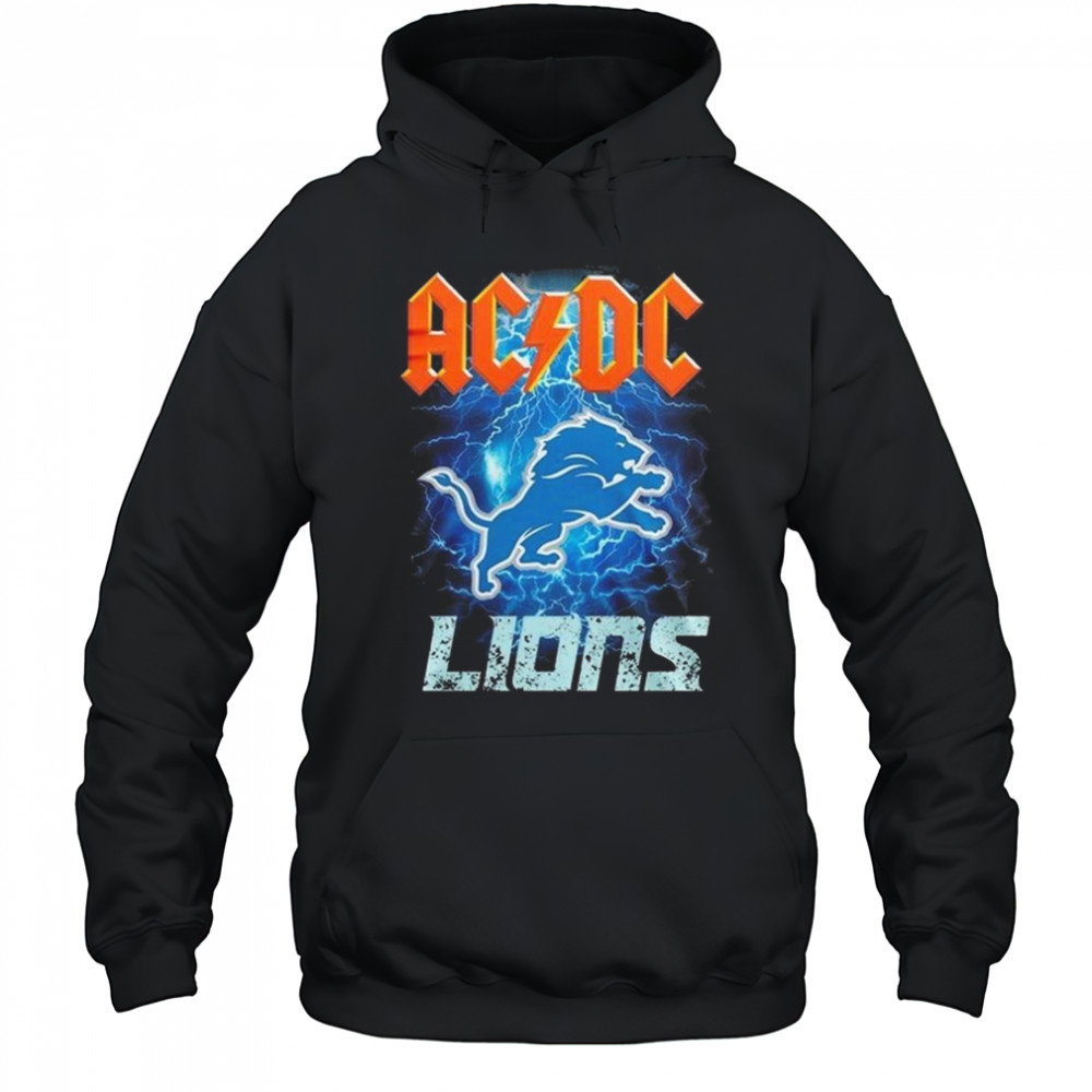Detroit Lions ACDC Power Up Tour 2025 Shirt Hoodie