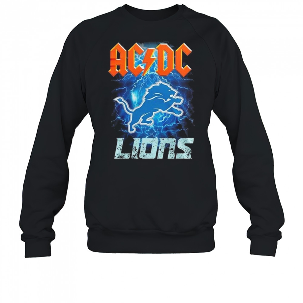 Detroit Lions ACDC Power Up Tour 2025 Shirt Sweatshirt
