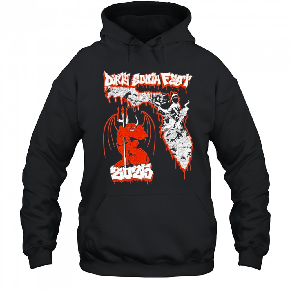 Dirty South Fest 2025 Art Work On July 11-12 2025 In Tampa FL shirt Hoodie