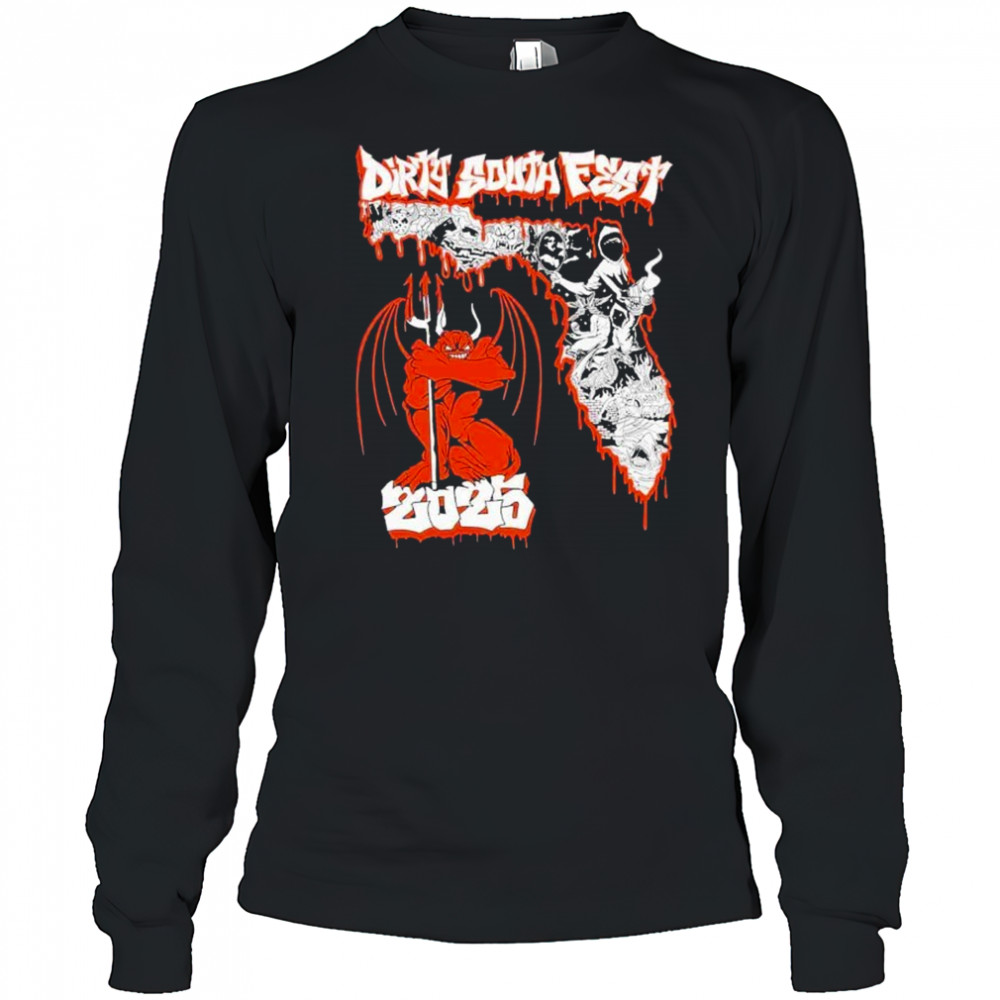 Dirty South Fest 2025 Art Work On July 11-12 2025 In Tampa FL shirt Long Sleeved