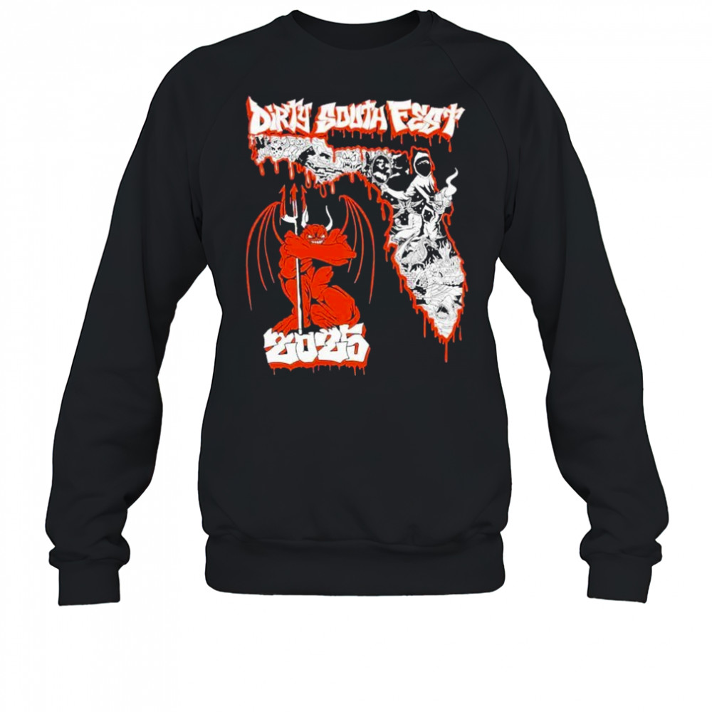 Dirty South Fest 2025 Art Work On July 11-12 2025 In Tampa FL shirt Sweatshirt