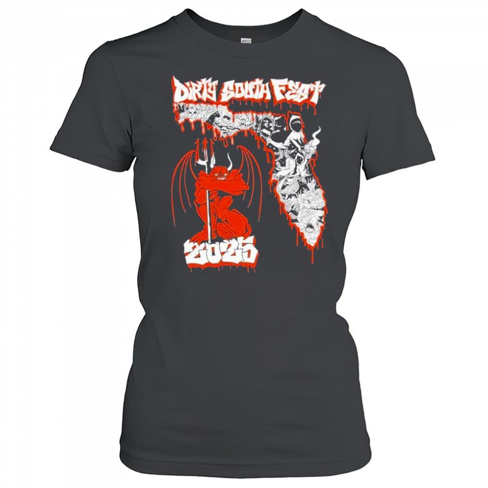 Dirty South Fest 2025 Art Work On July 11-12 2025 In Tampa FL shirt Women's T-shirt