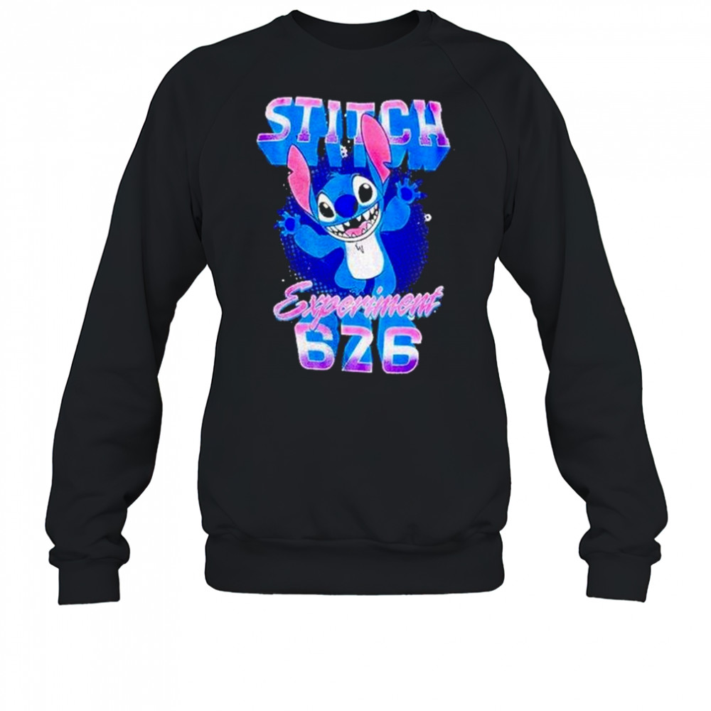 Disney Stitch Galaxy Glitter Shirt Sweatshirt