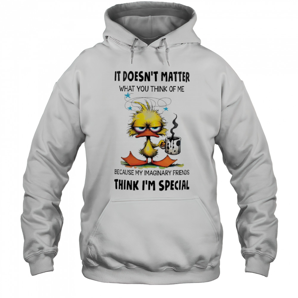 Duck it doesn’t matter what you think of me shirt Hoodie