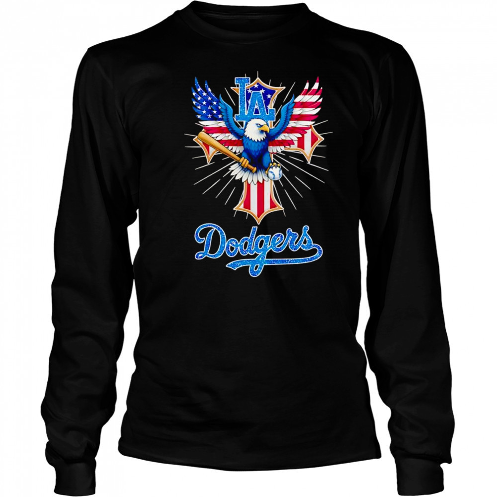 Eagle baseball Los Angeles Dodgers shirt Long Sleeved