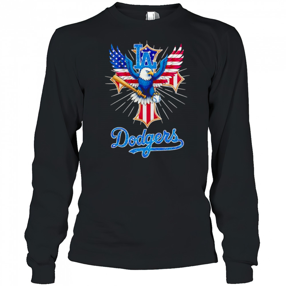 Eagle baseball Los Angeles Dodgers shirt Long Sleeved