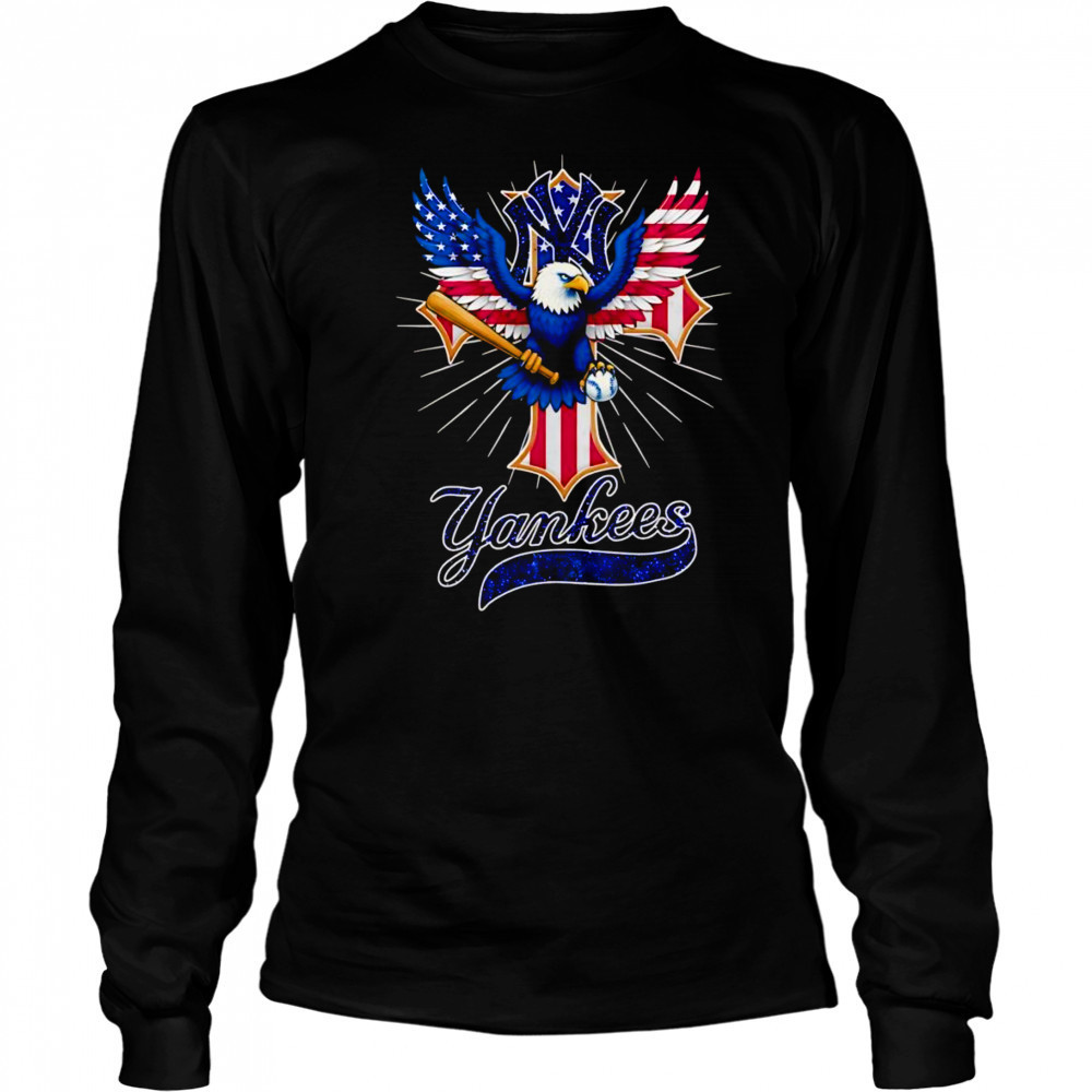 Eagle baseball New York Yankees shirt Long Sleeved