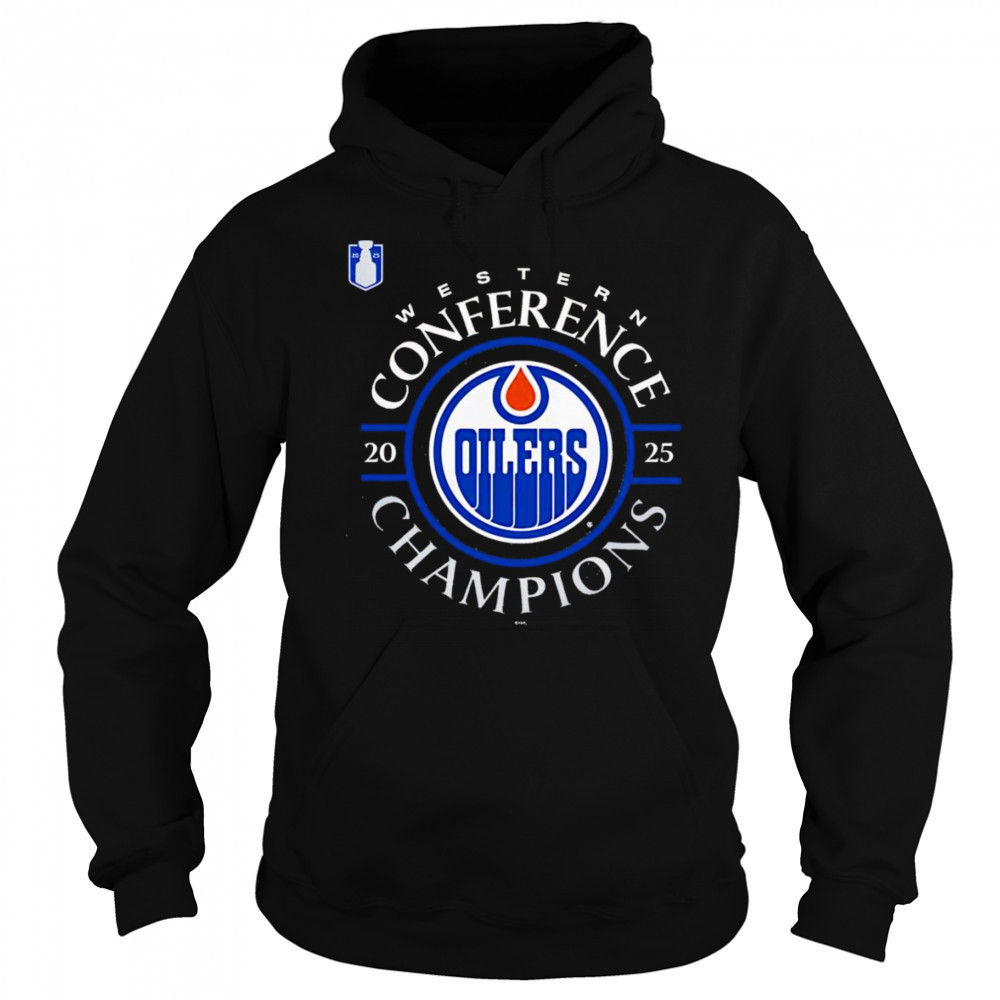 Edmonton Oilers 2025 Western Conference Champions logo shirt Sweatshirt
