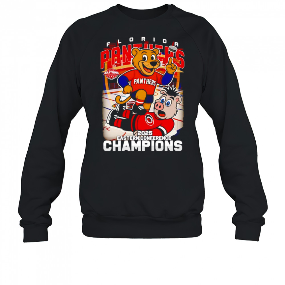 Florida Panthers 2025 Eastern Conference Champions mascot shirt Sweatshirt