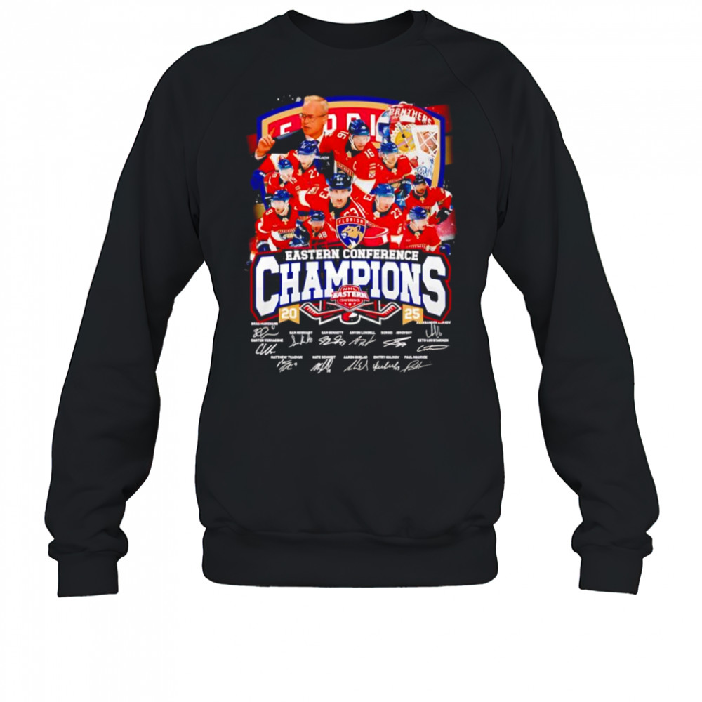 Florida Panthers Eastern Conference Champions 2025 signature shirt Sweatshirt