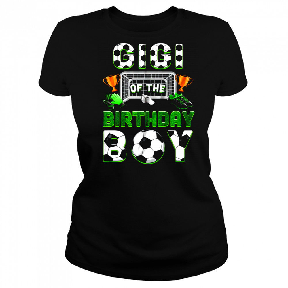 Gigi Of The Birthday Boy Soccer Family Matching Party shirt Women's T-shirt