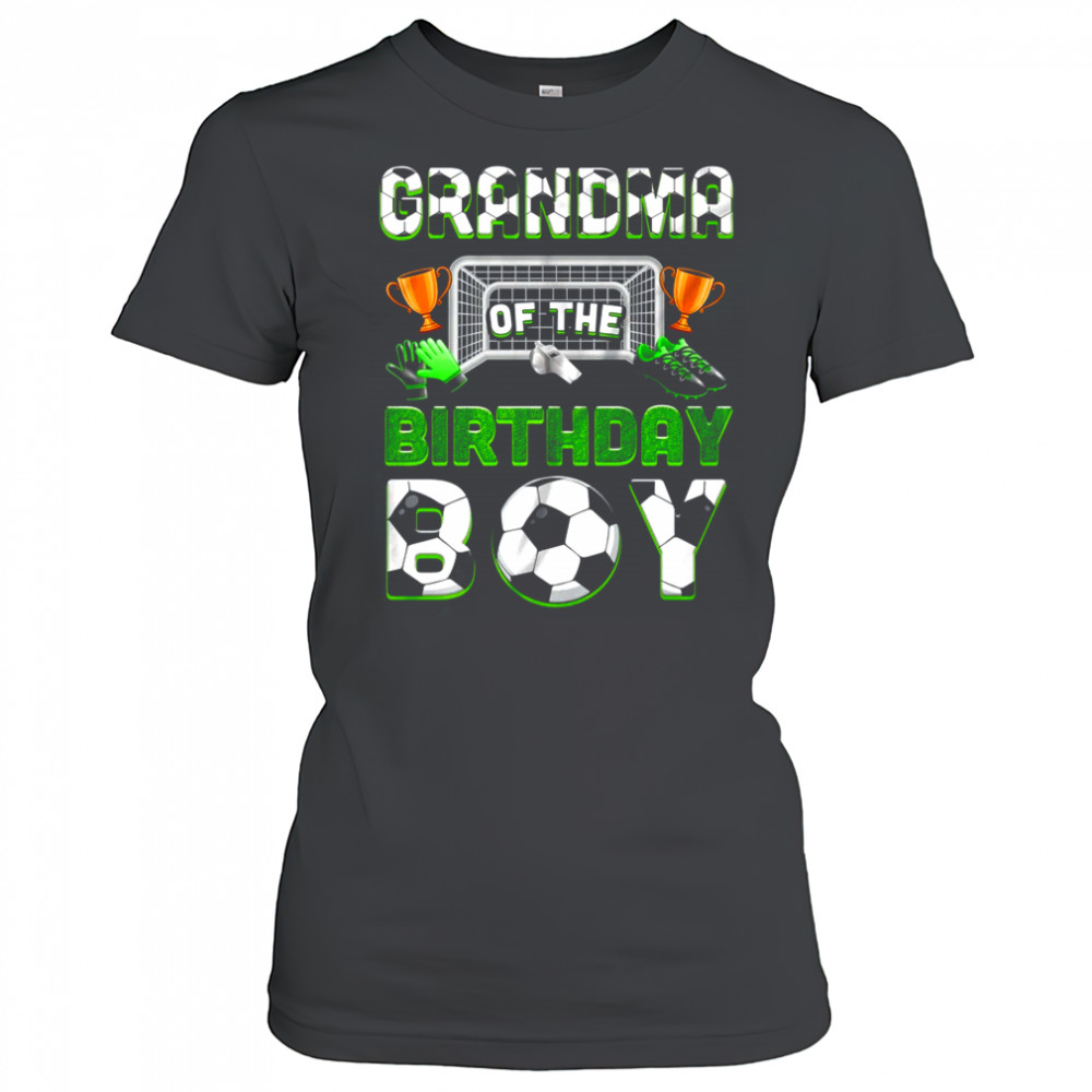 Grandma Of The Birthday Boy Soccer Family Matching Party shirt Women's T-shirt