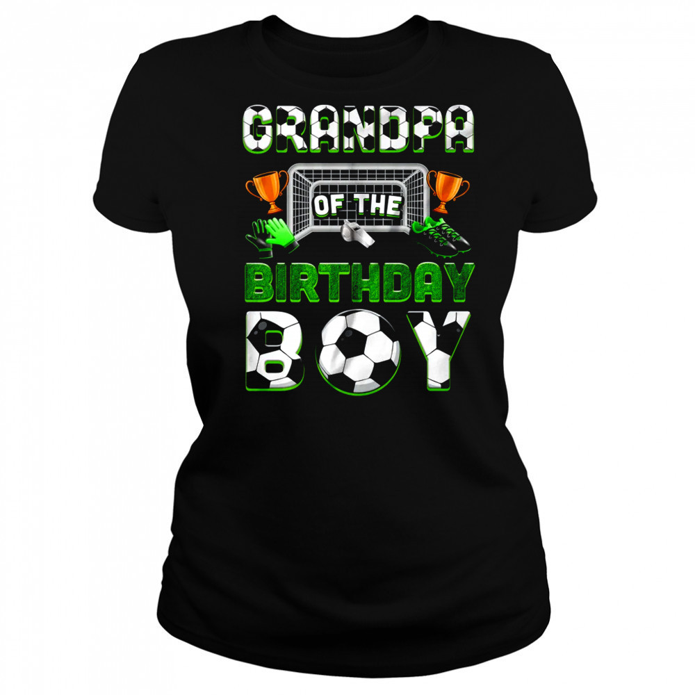 Grandpa Of The Birthday Boy Soccer Family Matching Party shirt Women's T-shirt