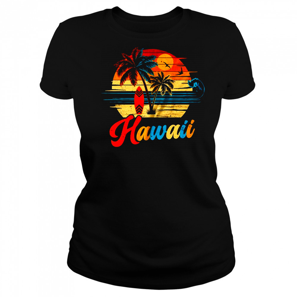 Hawaiian Island Tropical Hawaii Family Vacation Souvenir shirt Women's T-shirt