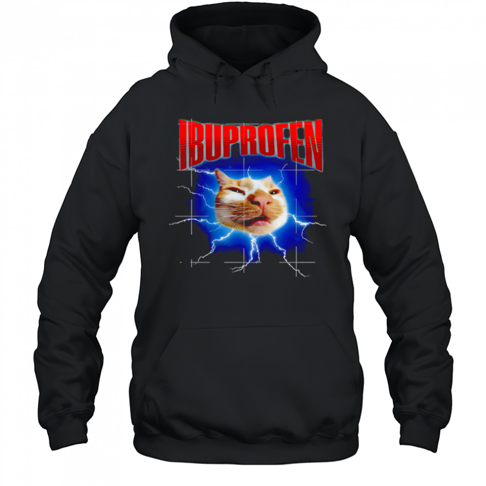 Ibuprofen Cat lightning shirt Hoodie