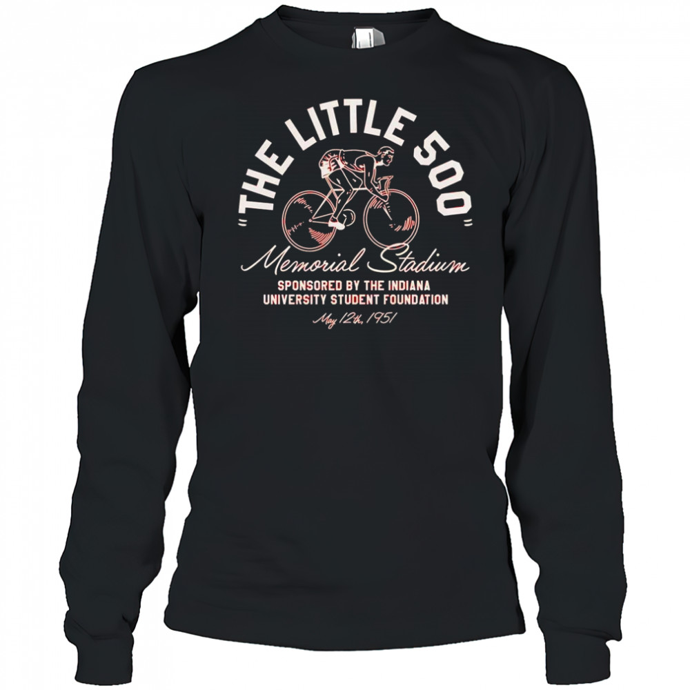 Indiana Hoosiers 1950s Inspired IU Student Foundation Little 500 shirt Long Sleeved