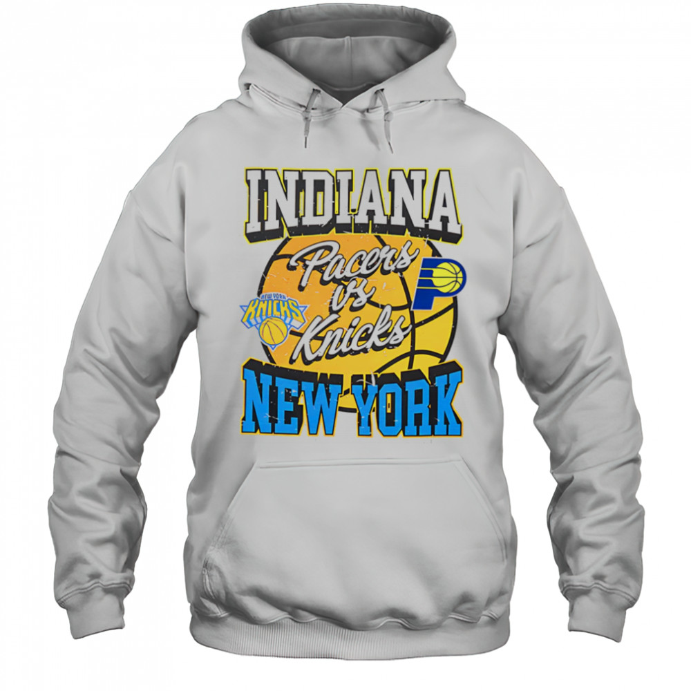 Indiana Pacers vs New York Knicks 2025 Eastern Conference Finals Match-up vintage shirt Hoodie