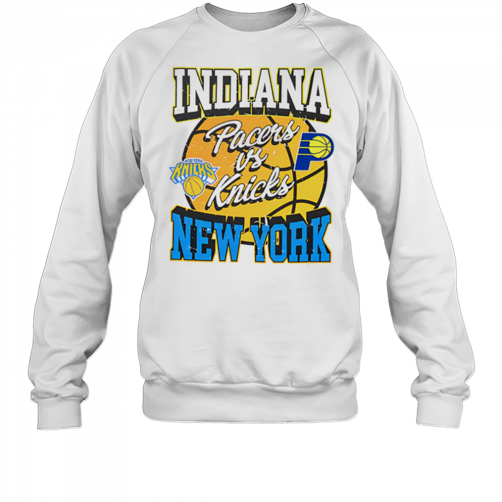 Indiana Pacers vs New York Knicks 2025 Eastern Conference Finals Match-up vintage shirt Sweatshirt