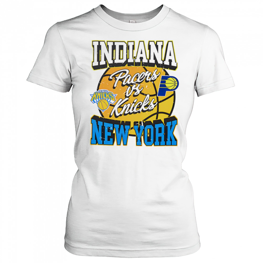 Indiana Pacers vs New York Knicks 2025 Eastern Conference Finals Match-up vintage shirt Women's T-shirt