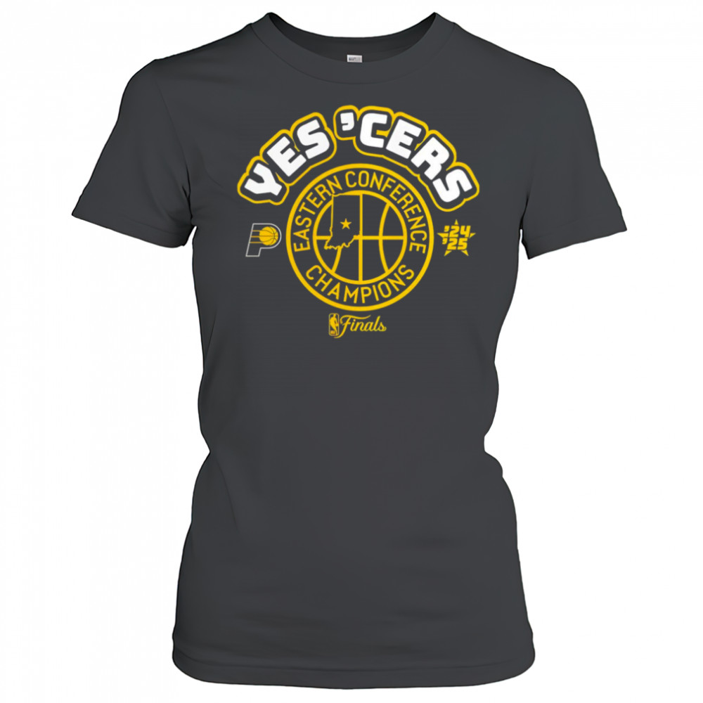 Indiana Pacers Yes ‘Cers Eastern Conference Champions 2025 shirt Women's T-shirt