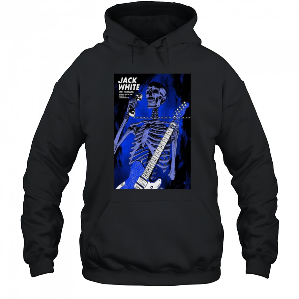 Jack White Channel 24 Sacramento, CA May 26 2025 Concert Shirt Hoodie