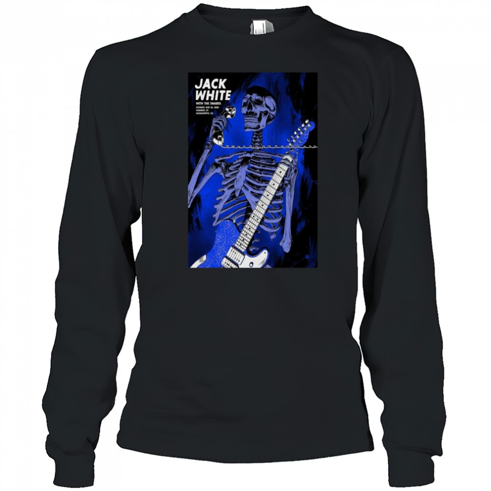 Jack White Channel 24 Sacramento, CA May 26 2025 Concert Shirt Long Sleeved