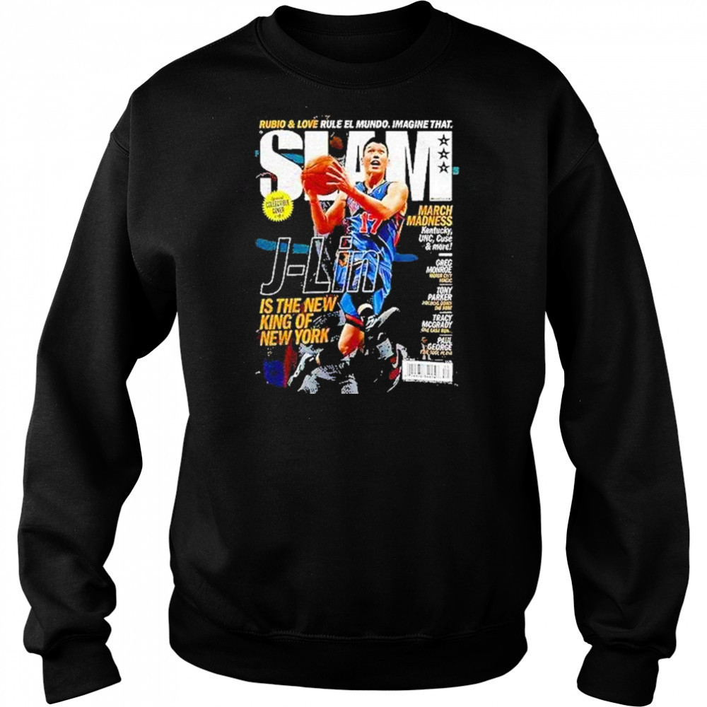 Jeremy Lin New York Knicks Nba Basketball Slam Is The New King Of New York Shirt Hoodie