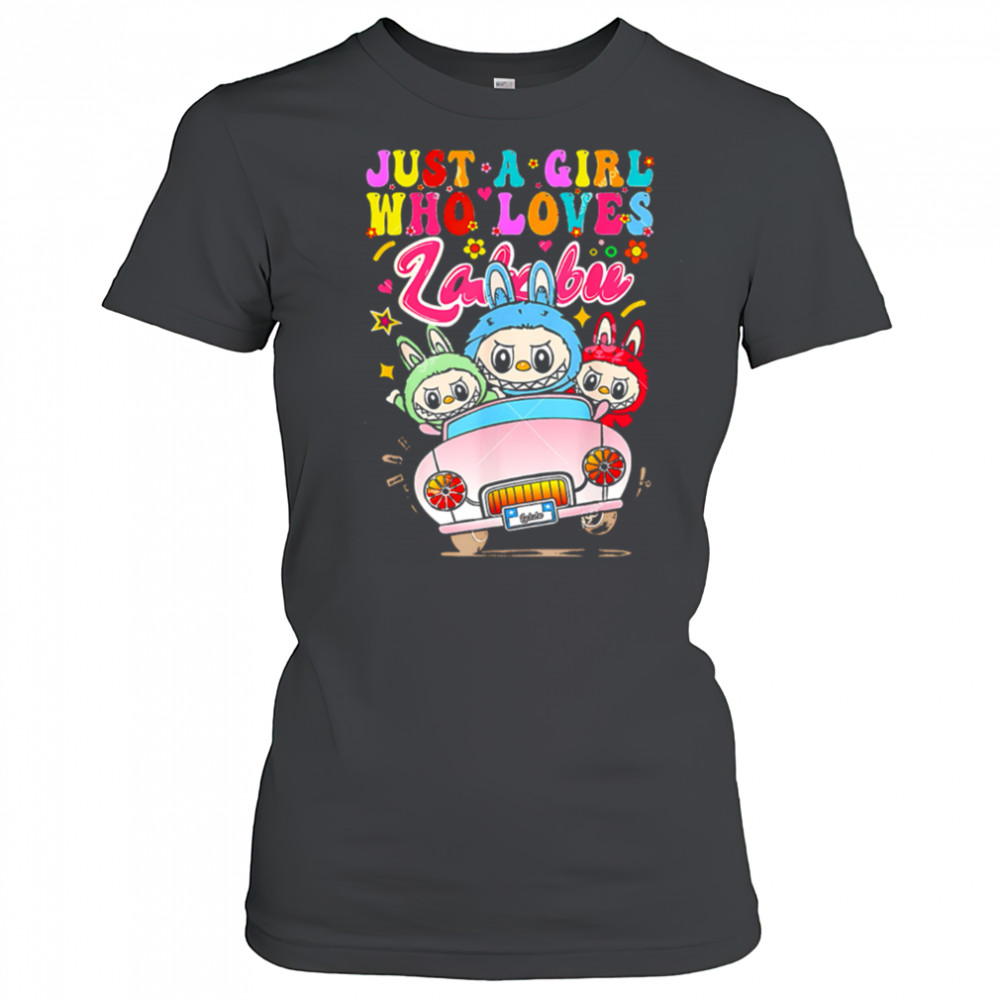 Just a Girl Who Loves Labubu Funny Labubu Driving Car shirt Women's T-shirt