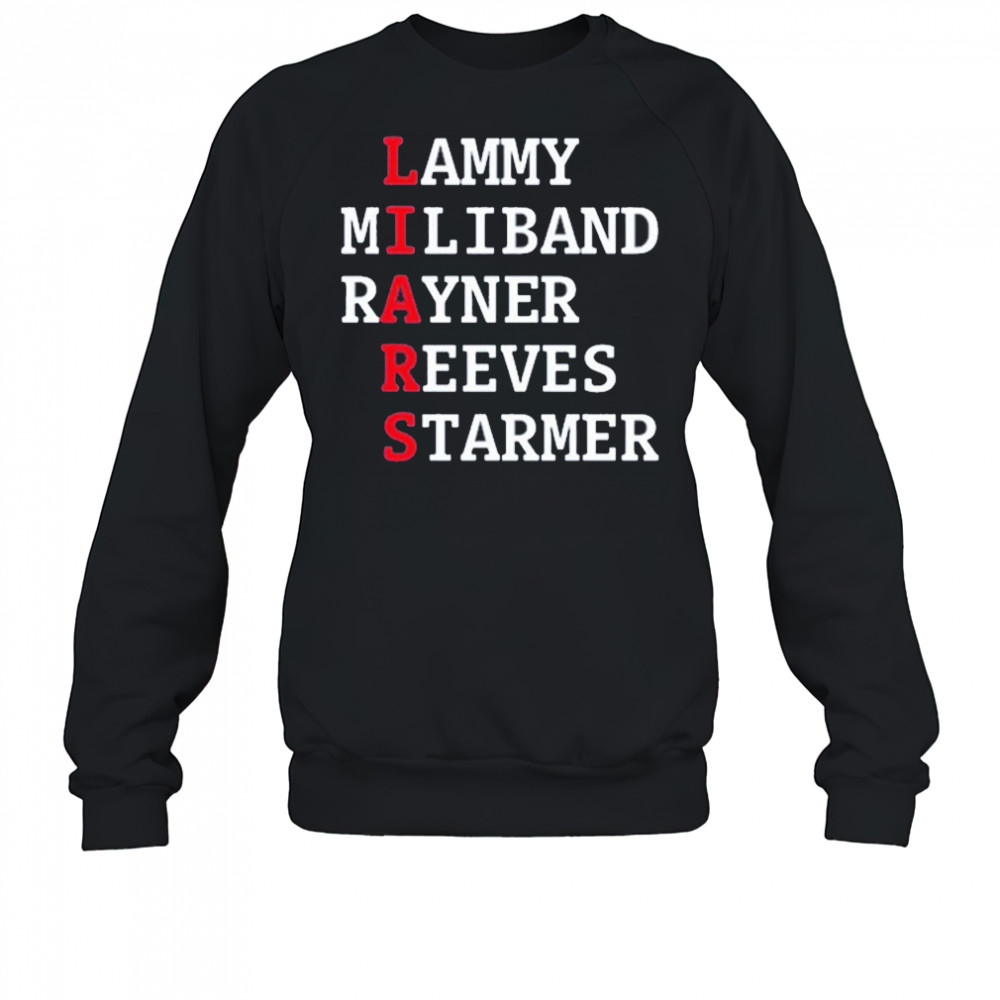 Lammy Miliband Rayner Reeves Starmer Shirt Sweatshirt
