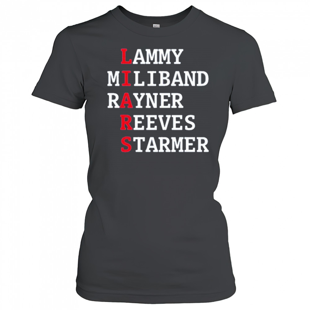 Lammy Miliband Rayner Reeves Starmer Shirt Women's T-shirt
