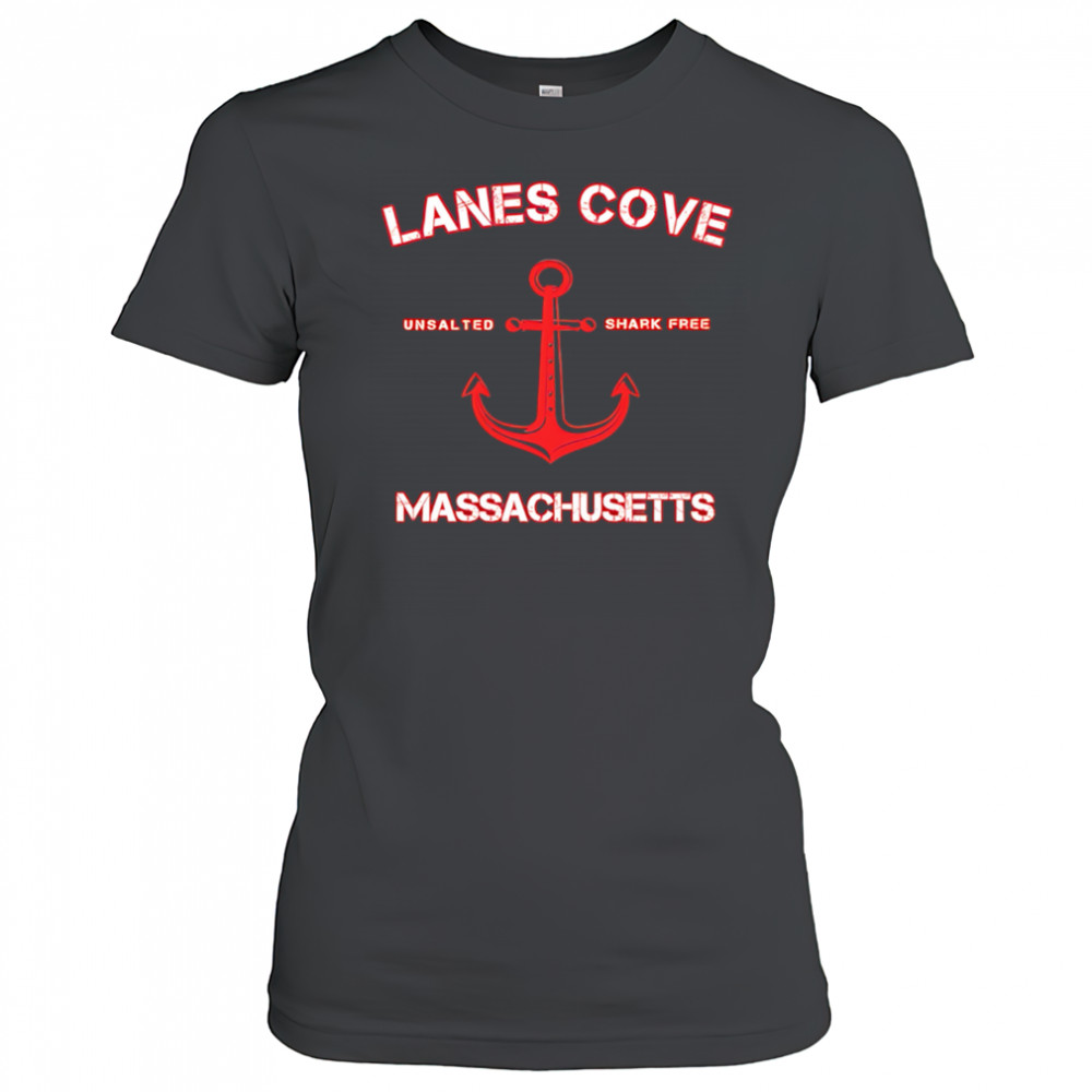Lanes Cove Unsalted Shark Free Massachusetts shirt Women's T-shirt