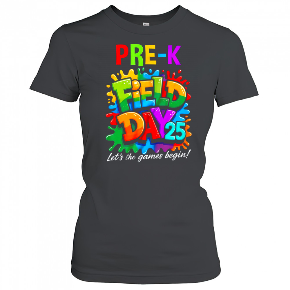 Let The Games Begin Preschool Field Day Teacher Kid shirt Women's T-shirt