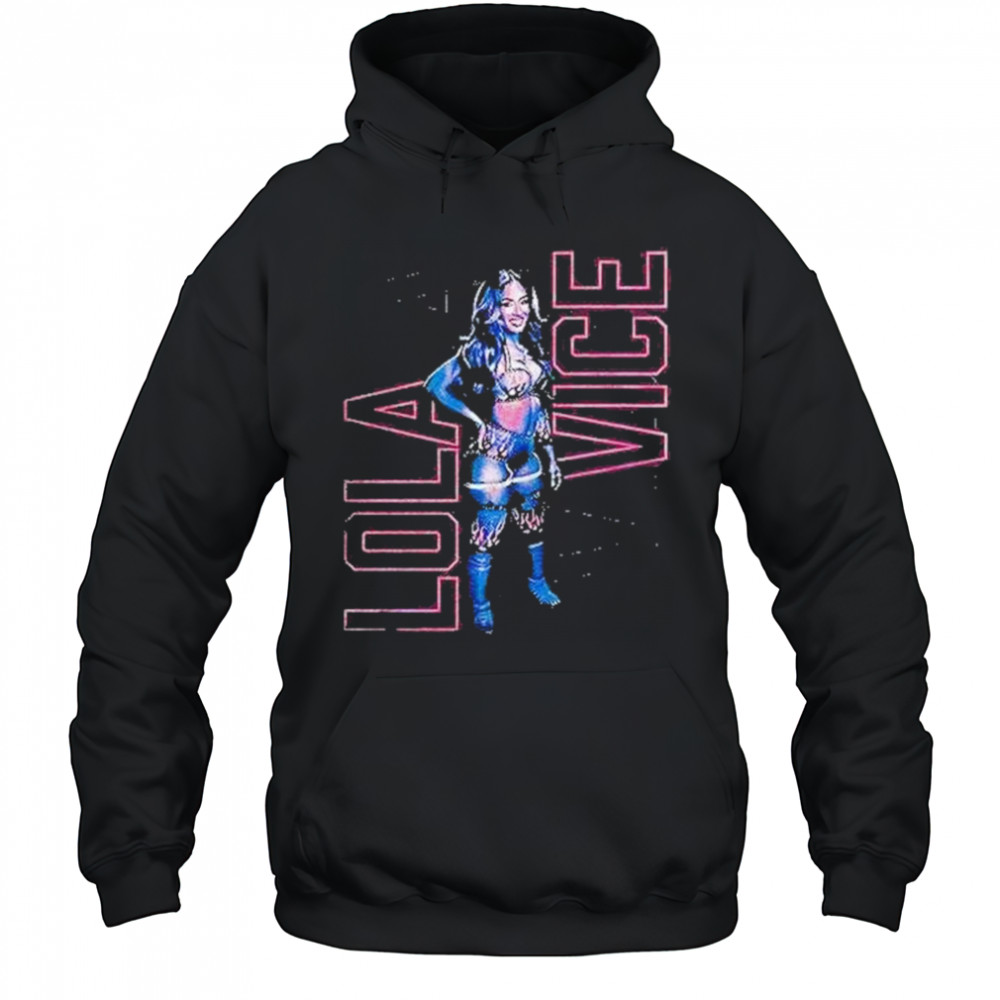 Lola Vice Vertical Outline Wwe Shirt Hoodie