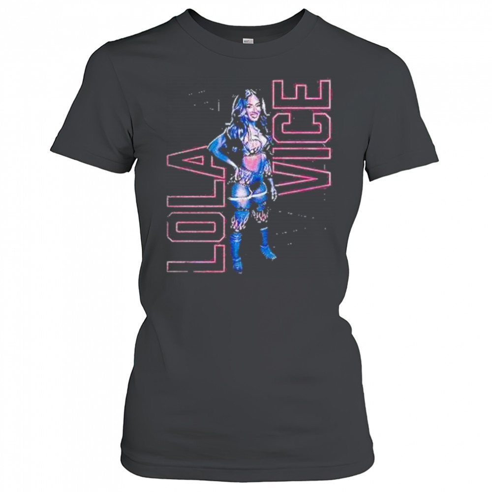 Lola Vice Vertical Outline Wwe Shirt Women's T-shirt